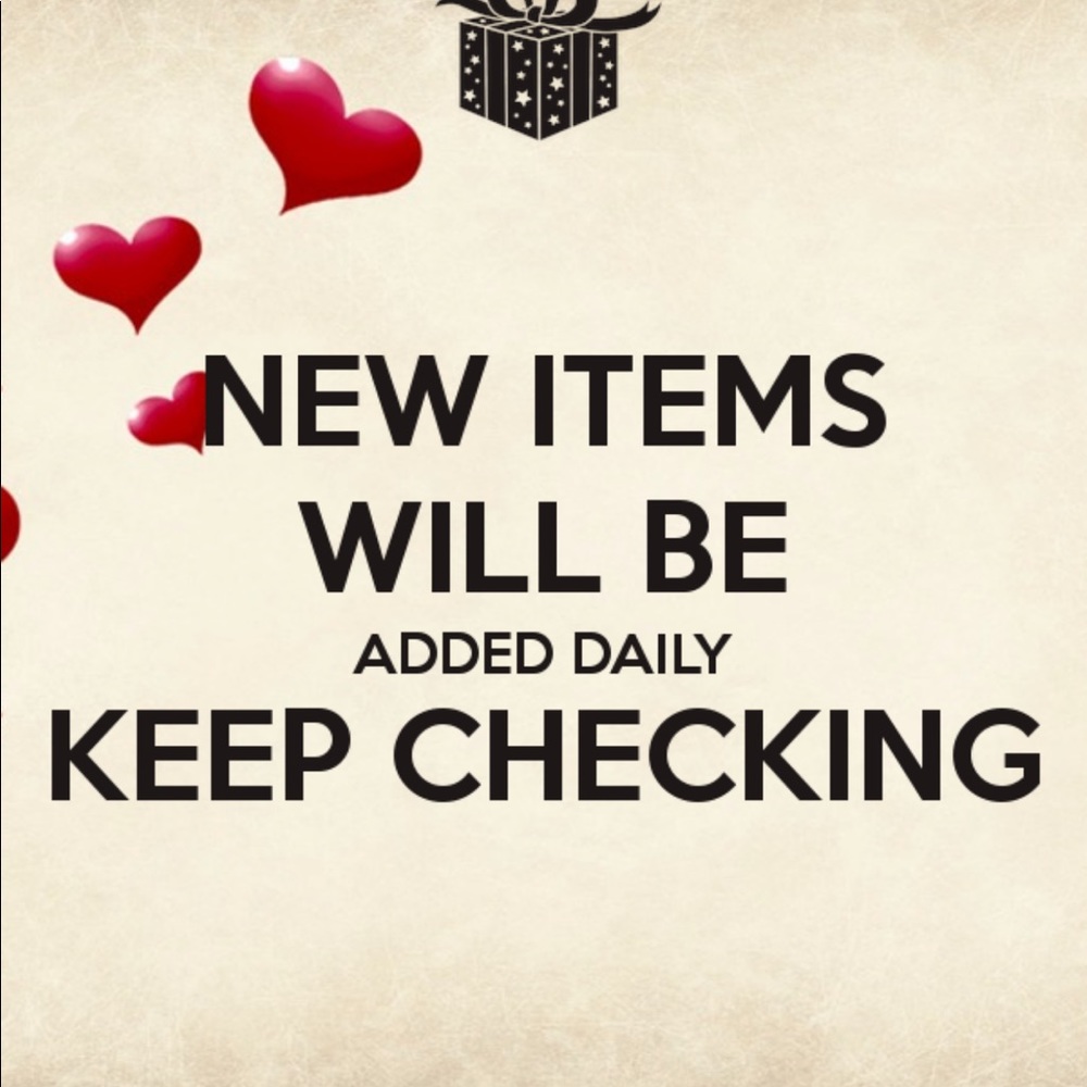 New Items will be added daily!!!🥂🧡🛍😍